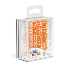 Oakie Doakie Dice Orange Translucent 36ct D6